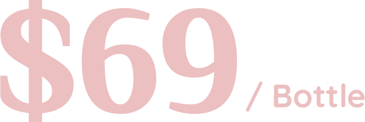 $69 per bottle